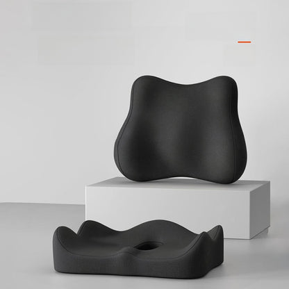 Ergonomic Memory Foam Lumbar and Seat Cushion