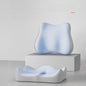Ergonomic Memory Foam Lumbar and Seat Cushion